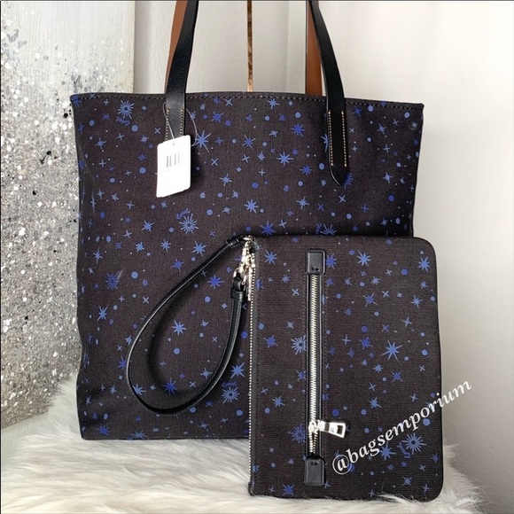 Coach x Star Wars Large Canvas Tote Pouch Set - Picture 5 of 8